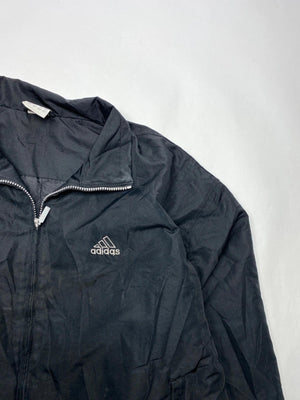 Adidas Men's Black Lightweight Zip-Up Jacket