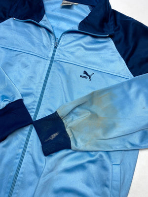 Vintage Puma Blue & Navy Track Jacket