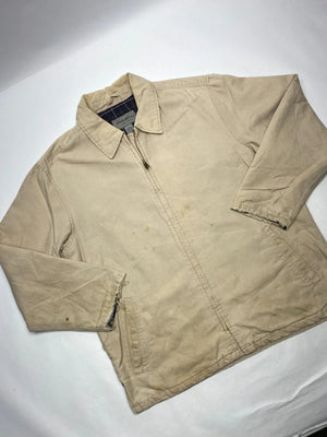 Vintage Eddie Bauer Zip-Up Jacket – Beige