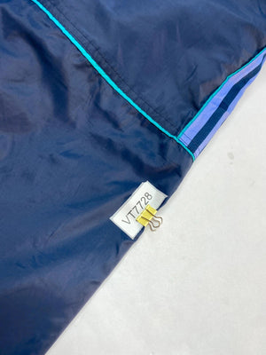 Vintage Adidas 80s/90s Navy & Light Blue Windbreaker Jacket (