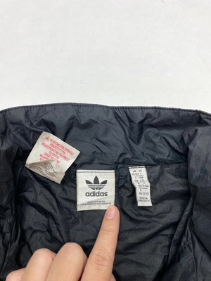 Adidas Originals Black 3-Stripes Windbreaker Jacket