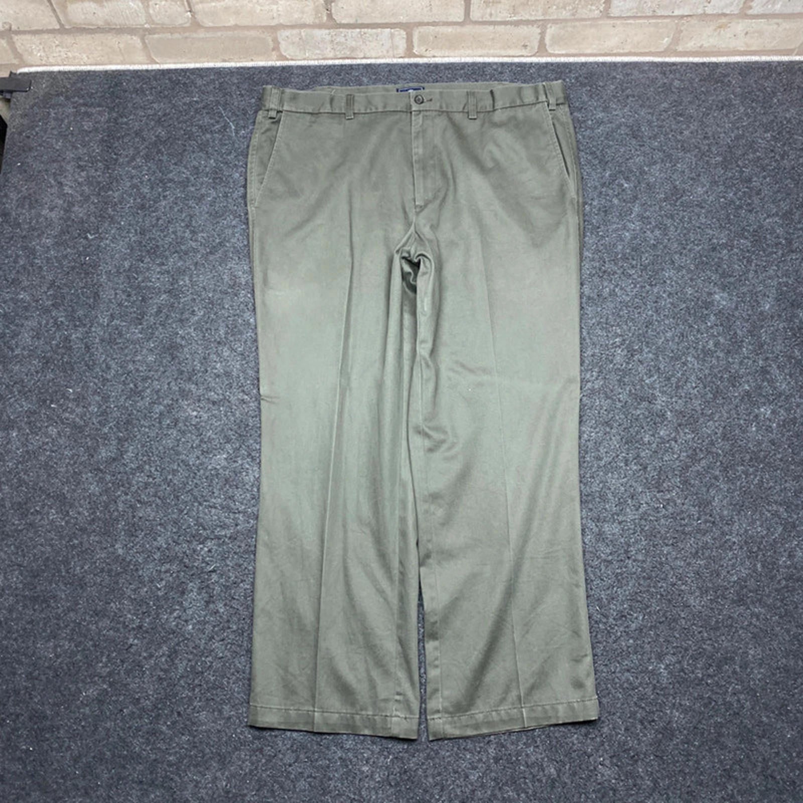 Dark Green Dockers Straight Trousers Men's W40