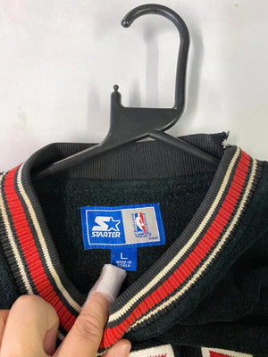 Vintage Starter NBA Chicago Bulls Sweatshirt Pullover – Black/Red