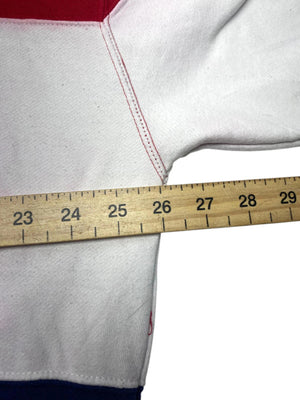 Red White Navy Sweatshirt Men's XL