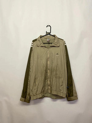Vintage Adidas Beige & Olive Track Jacket