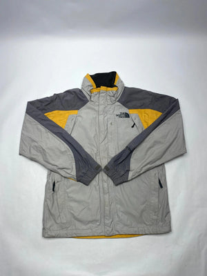 The North Face HyVent Grey & Yellow Waterproof Jacket