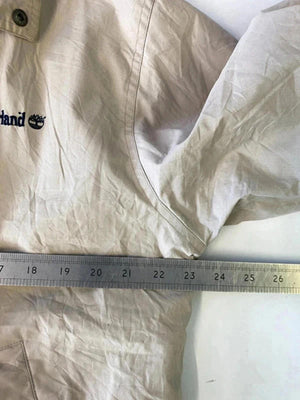 Timberland Men's Utility Jacket Beige with Navy Collar