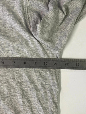 Tommy Hilfiger Grey & White Layered Long Sleeve Top