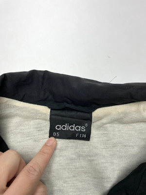 Adidas Vintage Black 3-Stripe Track Jacket (Men’s L / D5)