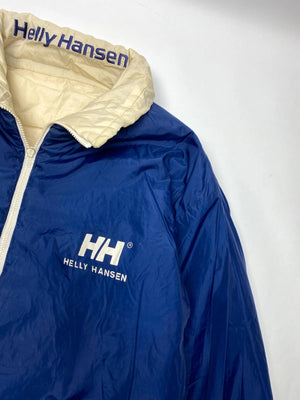 Helly Hansen Beige Puffer Jacket – Men’s L – Down Filled 80/20 – Vintage