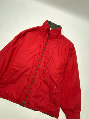 Vintage Adidas Red Padded Jacket Full Zip 90s Y2K Style Men’s L