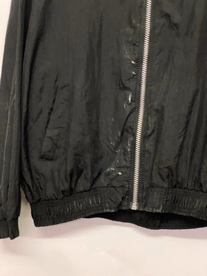 Vintage Starter Black Full-Zip Windbreaker Jacket