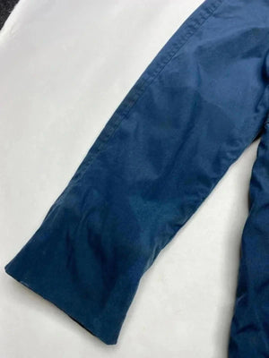 Vintage Blue Utility Workwear Jacket Zip Up