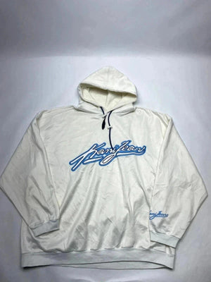 Kani Jeans Vintage Hoodie – White / Cream – Size 2XL