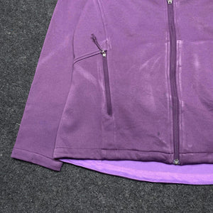 Purple The North Face Fleece Jacket Women's Large