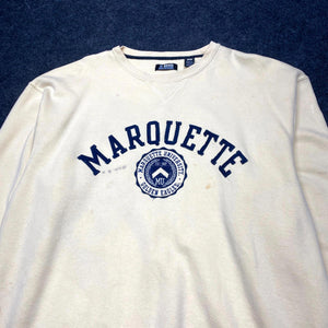 Cream Big Cotton Sweatshirt Men's XL