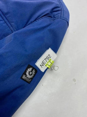 Belstaff Blue Quilted Utility Jacket Snap Button – Size 42