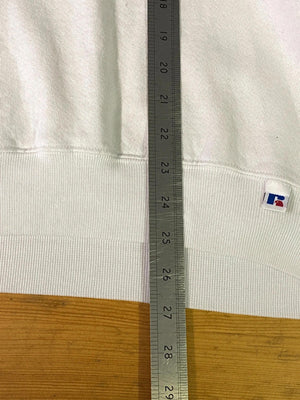 Russell Athletic White Crewneck Sweatshirt