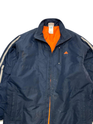 Vintage 90s Navy Adidas Padded Jacket Men's XL