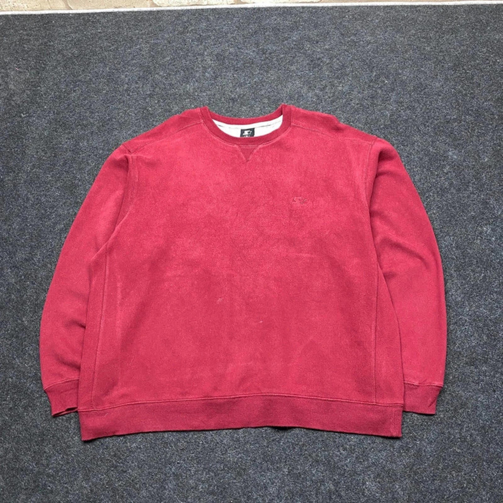 Red Starter Crew Neck Sweatshirt Men's XL