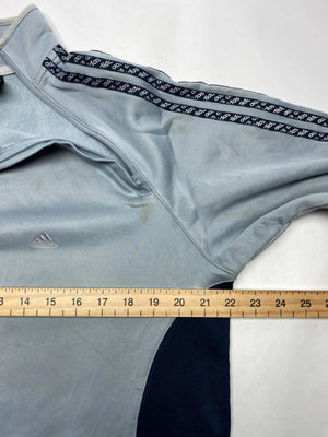 Adidas Vintage 1/4 Mock Neck Training Top – Light Blue