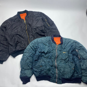 15x Vintage MA-1 Bomber Jacket Northern Pole Vintage Wholesale 