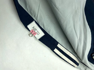 Adidas vintage navy & grey full-zip track jacket – Men’s XL