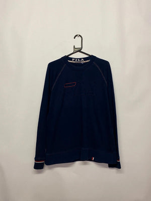 Fila Navy Blue Embroidered Sweatshirt