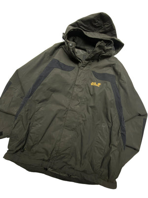 Grey Jack Wolfskin Raincoat Men's Large