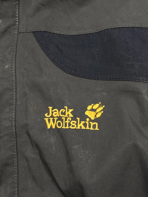 Grey Jack Wolfskin Raincoat Men's Large