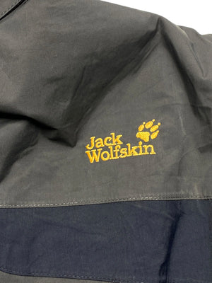 Grey Jack Wolfskin Raincoat Men's Large