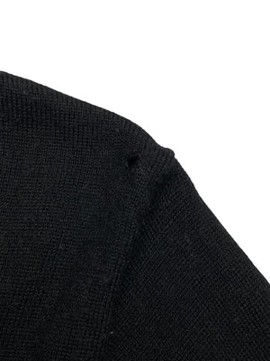 Black Wool Ralph Lauren Sport Crew-neck Jumper Women's Large