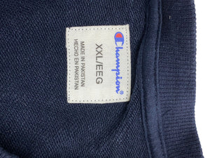 Navy Champion Chest Logo Sweater Men's XXL