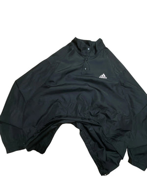 90s Black Adidas Windbreaker Men's Large