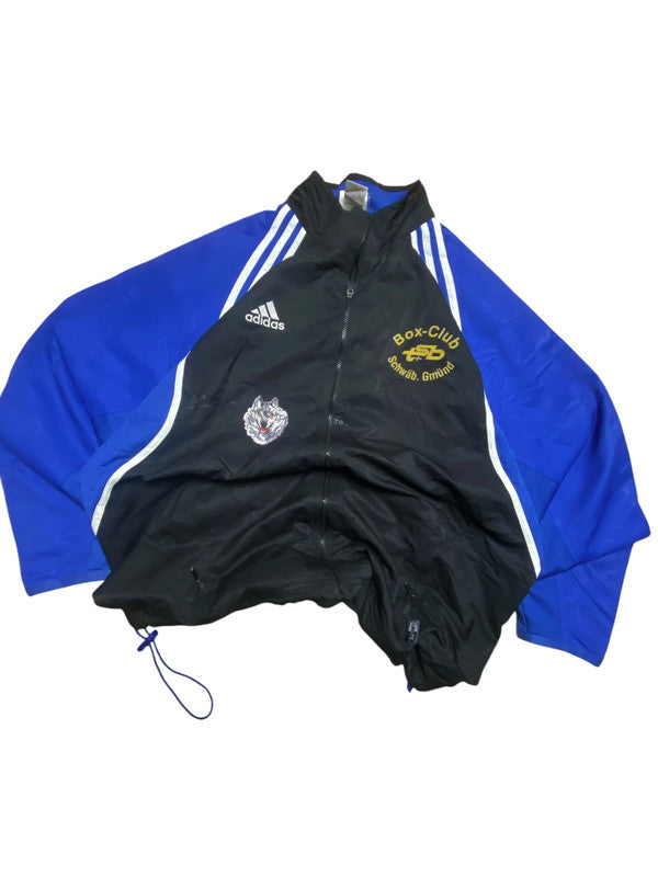 90s Blue-Black Adidas Windbreaker Men's XL