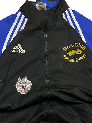 90s Blue-Black Adidas Windbreaker Men's XL