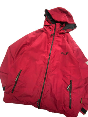 Red Jack Wolfskin Outdoor Jacket Men's Small