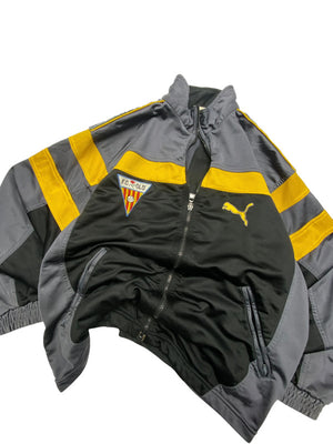 Vintage Black Puma Track Jacket Men's Medium