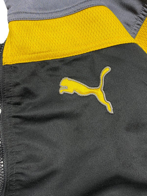 Vintage Black Puma Track Jacket Men's Medium