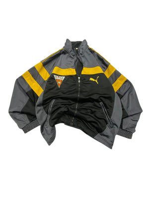 Vintage Black Puma Track Jacket Men's Medium