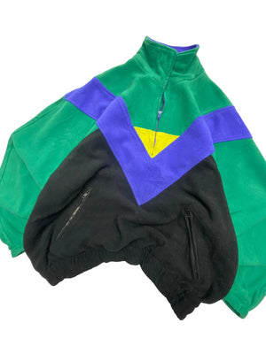 Multi-colour Half Zip Fleece Men's Large