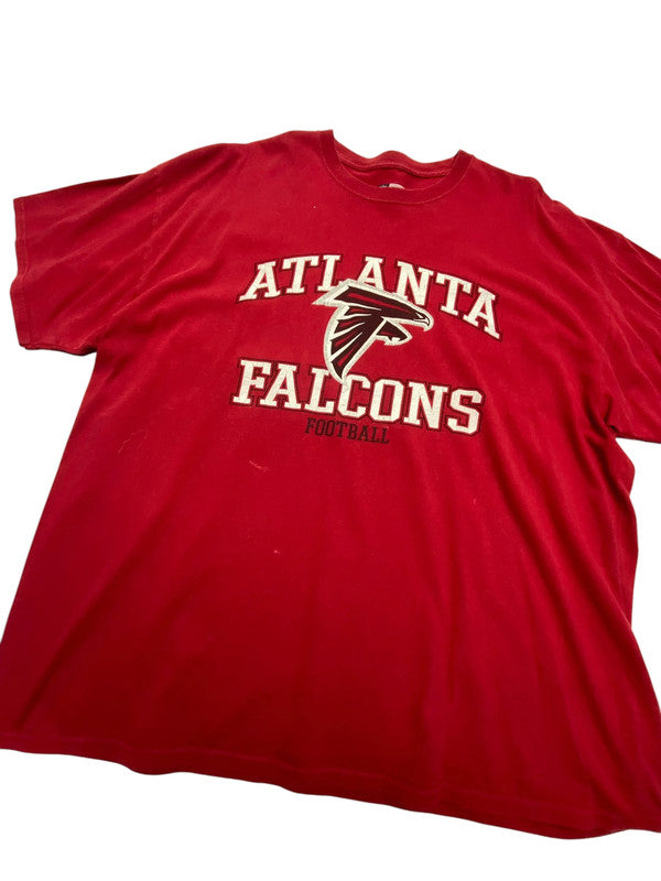 Red NFL Team Falcons Print T-shirt Men's XXL