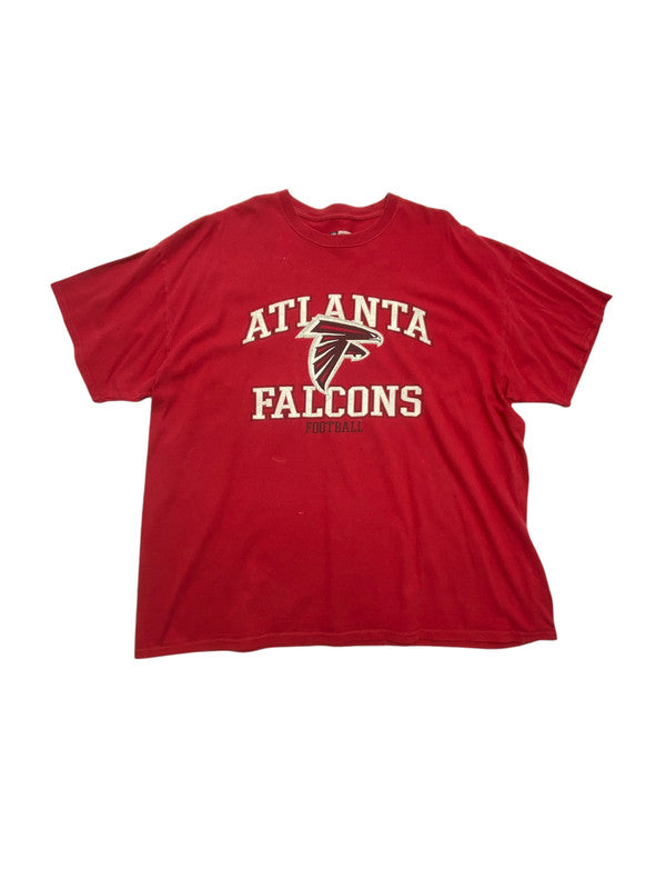 Red NFL Team Falcons Print T-shirt Men's XXL
