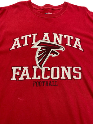 Red NFL Team Falcons Print T-shirt Men's XXL