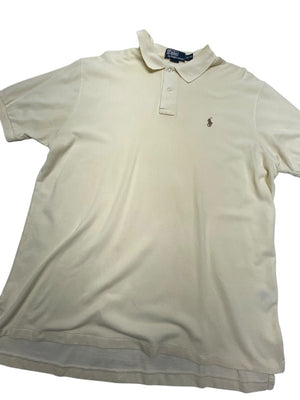 Cream Ralph Lauren Polo-shirt Men's XL