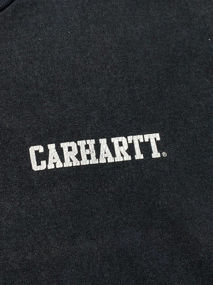 Black Carhartt Print Logo T-shirt Men's Large
