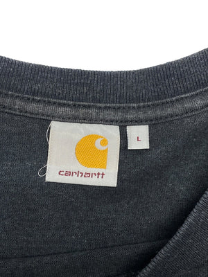Black Carhartt Print Logo T-shirt Men's Large