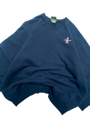 Navy Lee Embroidery Sweatshirt Men's Medium