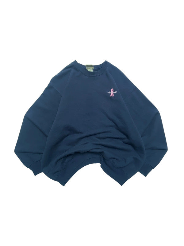 Navy Lee Embroidery Sweatshirt Men's Medium