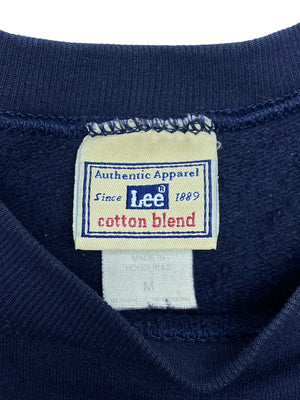Navy Lee Embroidery Sweatshirt Men's Medium